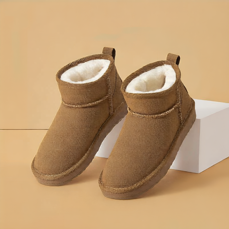 Fleece-Lined Winter Boots for Women