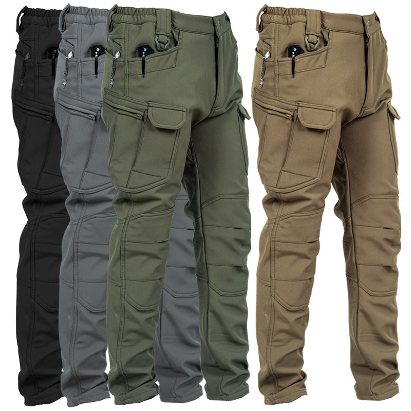 Men's Fleece-Lined Waterproof Tactical Pants