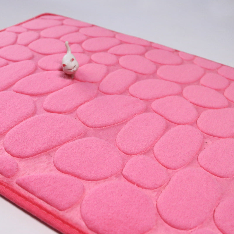 coral fleece mat