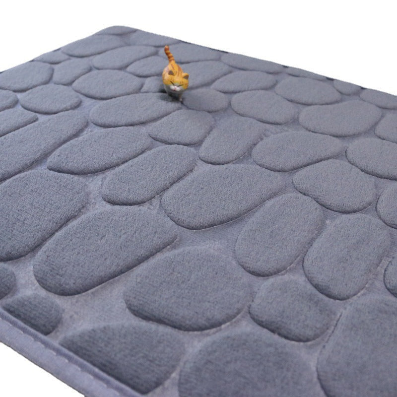 coral fleece mat