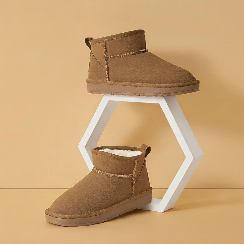 Fleece-Lined Winter Boots for Women